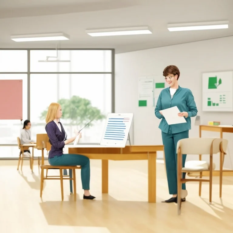 Students collaborating in a practical workshop